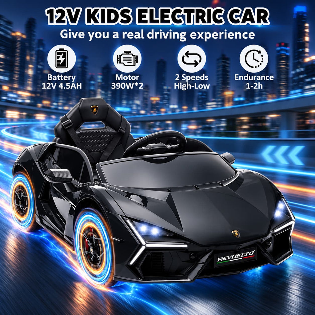 Lamborghini Revuelto Electric Kids Car 12V