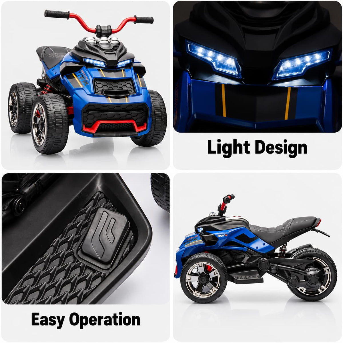 12V Kids Ride-On ATV 3 Wheeler