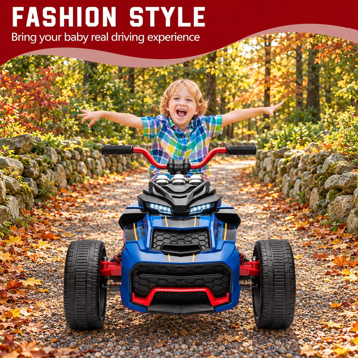 12V Kids Ride-On ATV 3 Wheeler